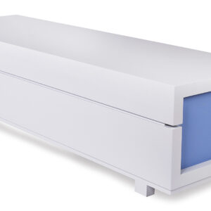 Kista 343. Gråmålad utan htg.