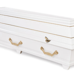 Kista Ortodox 351, Poppelträ Vit m. Gulddekor